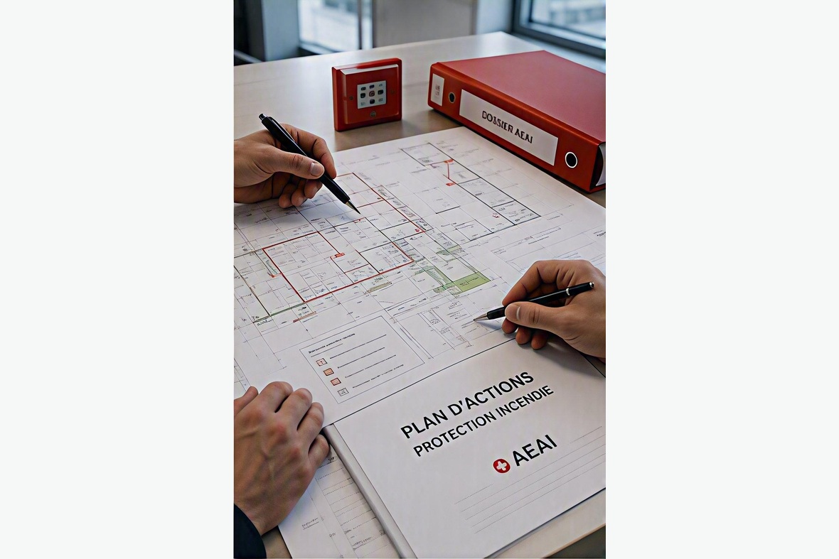 Plan d'actions et dossier de protection incendie