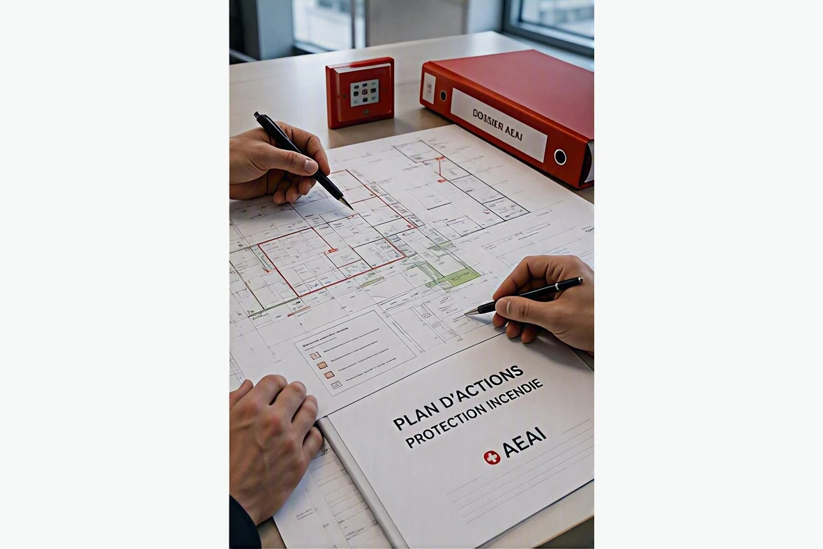 Plan d'actions et dossier de protection incendie